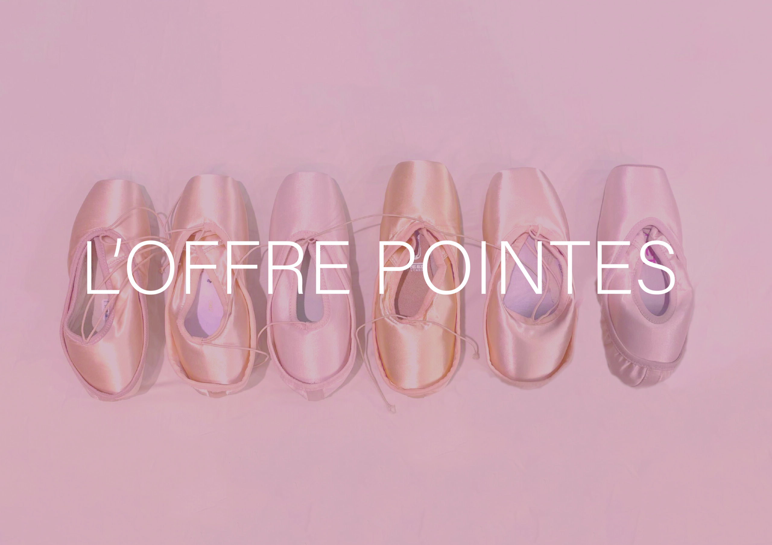 L’offre pointes de danse classique
