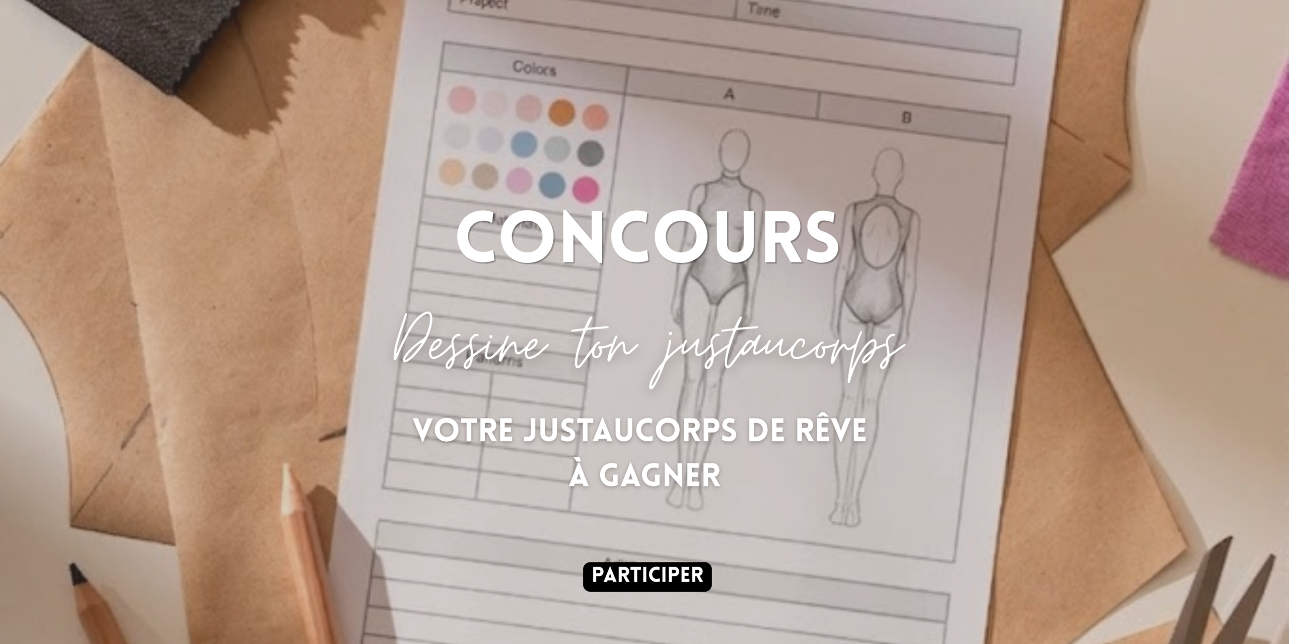 Dessine ton justaucorps